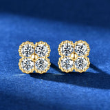 Moissanite Sets In 18k Gold Plated