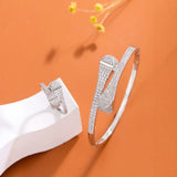 Bracelet and Ring Set In 18k Gold Plated