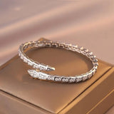 Cubic Zircon Open Bracelet