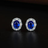 Blue Sapphire Gemstone Set In  Sterling Silver