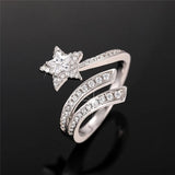 Star Ring In Sterling Silver