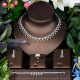 Bridal (Necklace Earrings Ring Bracelet) Set