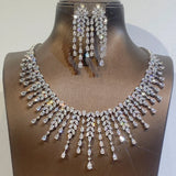 Leaf  Necklace & Earnings Set