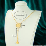 Pendant Necklace In 21k Gold Plated