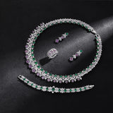 Bridal Necklace Earring Bracelet Ring Jewelry Sets