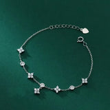 Moissanite Bracelet In 14k gold plated