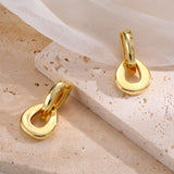 Hoop Earrings In 18k Gold Plated