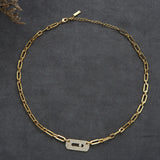 Link Chain Choker Necklace 1