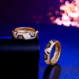 Cubic Zirconia Ring In 18k gold plating