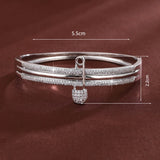 P Bracelet In Gold Plated