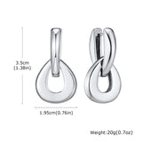 Hoop Earrings In 18k Gold Plated