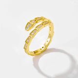 Snake Ring In  Sterling Silver  (Resizable)