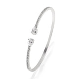 Cubic Zirconia Cuff Bracelets