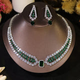 Bridal C  Necklace And Earrings Set
