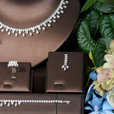 Bridal (Necklace Earrings Ring Bracelet) Set