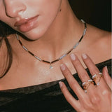 Multi Color Set  Option(Necklace Earring Ring)