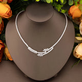 L Necklace Earrings Bracelet Rings Set