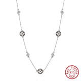 Four  Leaf Clover In Sterling Silver