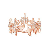 Cubic Zirconia Ring In Sterling Silver