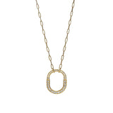 Moissanite necklace In sterling silver