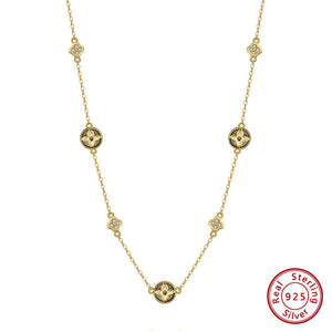 Four  Leaf Clover In Sterling Silver