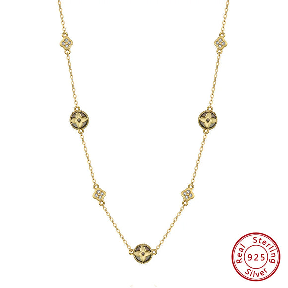 Four  Leaf Clover In Sterling Silver
