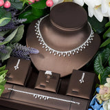 Bridal (Necklace Earrings Ring Bracelet) Set