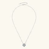 Moissanite Necklace In Sterling Silver