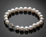 Freshwater Pearl  Bracelet In Sterling Silver