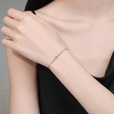 Moissanite Bracelet In Sterling Silver