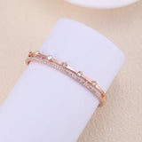 Swarovski Bangle In 18K  gold plated 