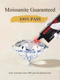 Moissanite V Ring In Sterling Silver