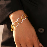 Chains Bracelet In 18k Gold Plated