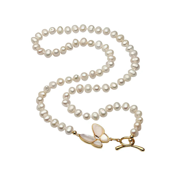 B Freshwater Pearl Necklaces
