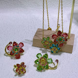  Necklace Earrings Set