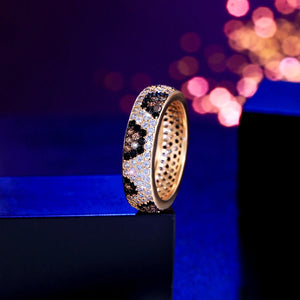 Cubic Zirconia Ring In 18k gold plating
