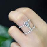 Cubic Zirconia Ring(Adjustable)