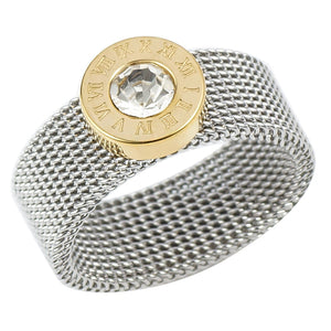 Silver Gold Ring