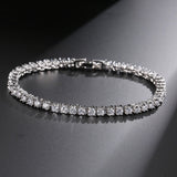 Tennis Bracelet In Sterling Silver